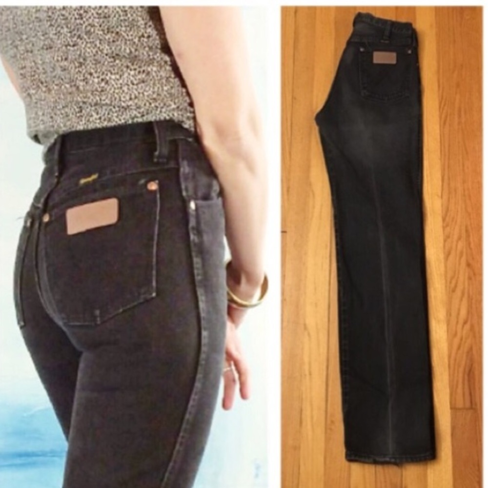 Black vintage wrangler jeans